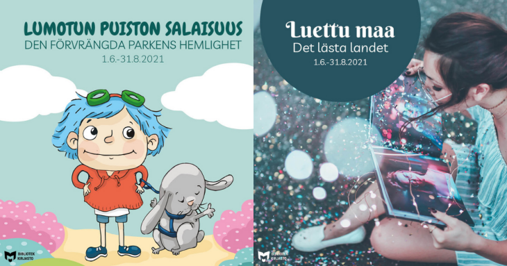 Lumotun puiston salaisuus ja Luettu maa